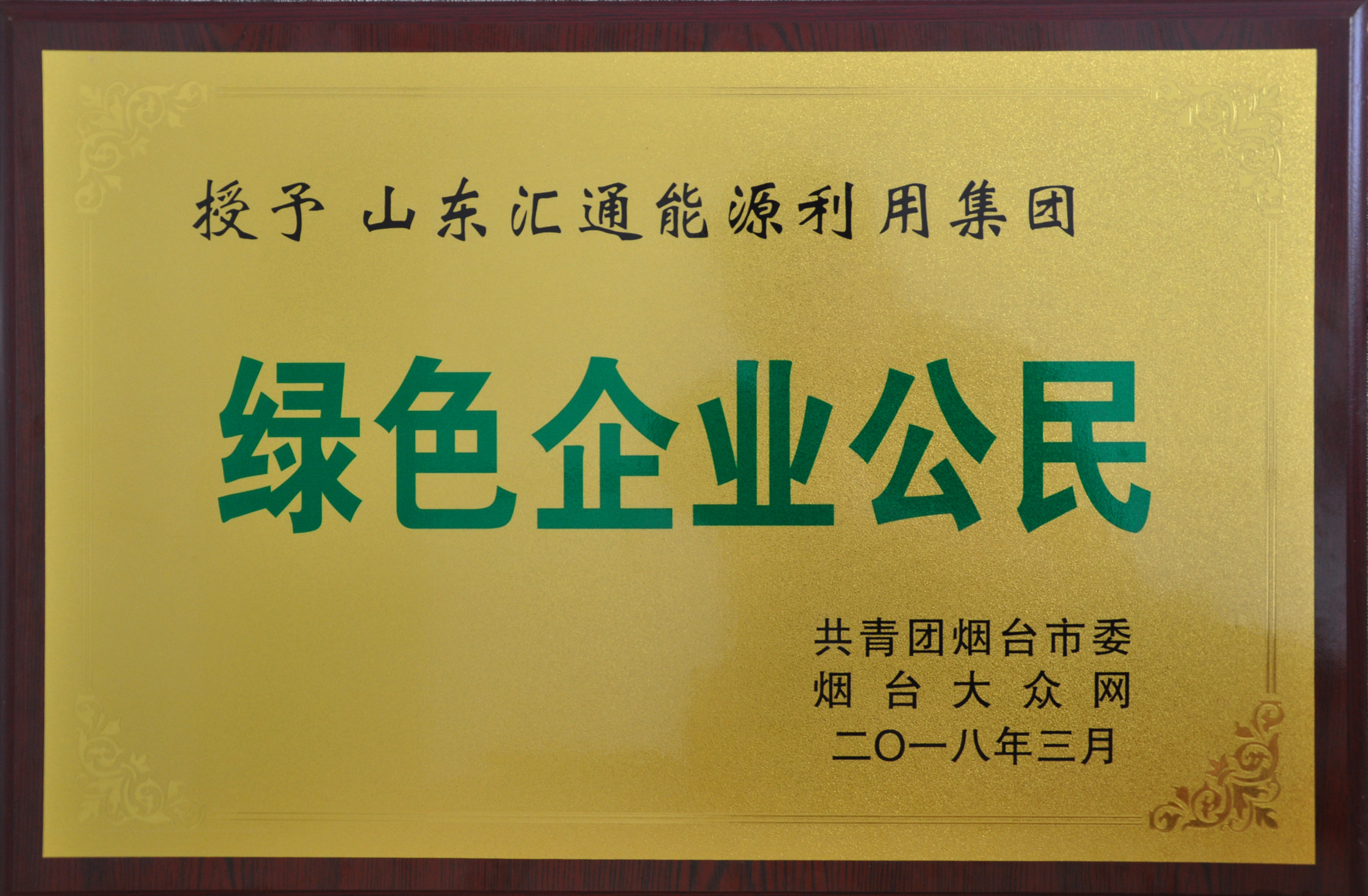 PG电子·麻将胡了官方网站能源利用集团荣获“绿色企业公民”称号